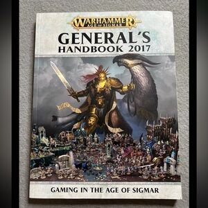 Warhammer Age of Sigmar General's Handbook 2017 Paperback Gaming Guide Very Good